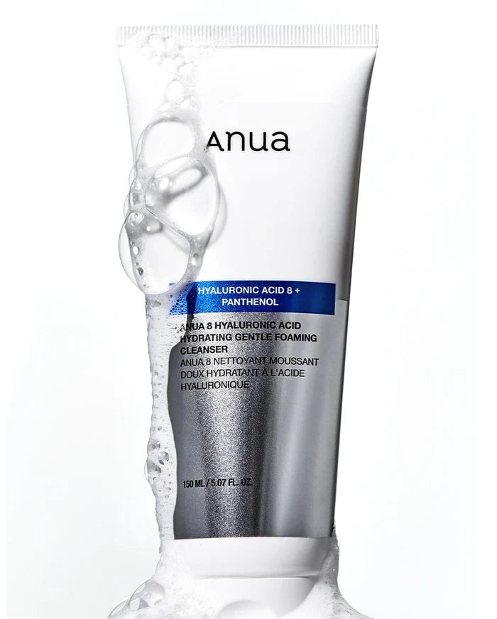 Anua – 8 Hyaluronic Acid Hydrating Gentle Foaming Cleanser, 150ml