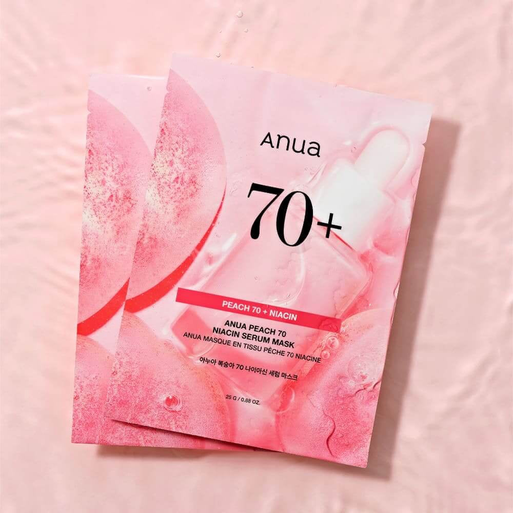 ANUA – Mascarilla Iluminadora con Melocotón 70% + Niacinamida – 25ml (1 ud.)