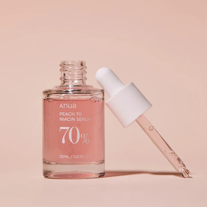 Anua – Sérum Iluminador con 70% de Extracto de Melocotón y Niacinamida | Anti-Manchas y Hidratante (30 ml)