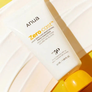 Anua – Protector Solar Zero-Cast Hidratante 50ml – SPF50+ PA++++ Sin Rastro Blanco