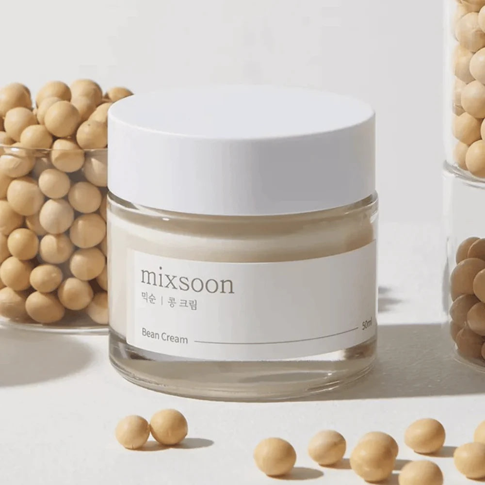 Mixsoon Bean Cream – Crema Hidratante Intensiva con Fermentos de Soja 50ml | Nutrición Profunda y Piel Radiante