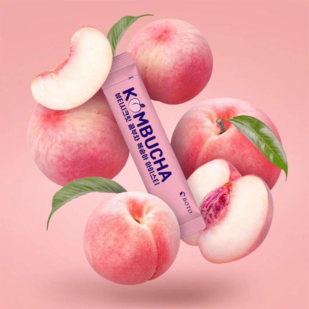 BOTO – Beauty Secret Kombucha Peach Ice Tea 5g x 30 Sticks