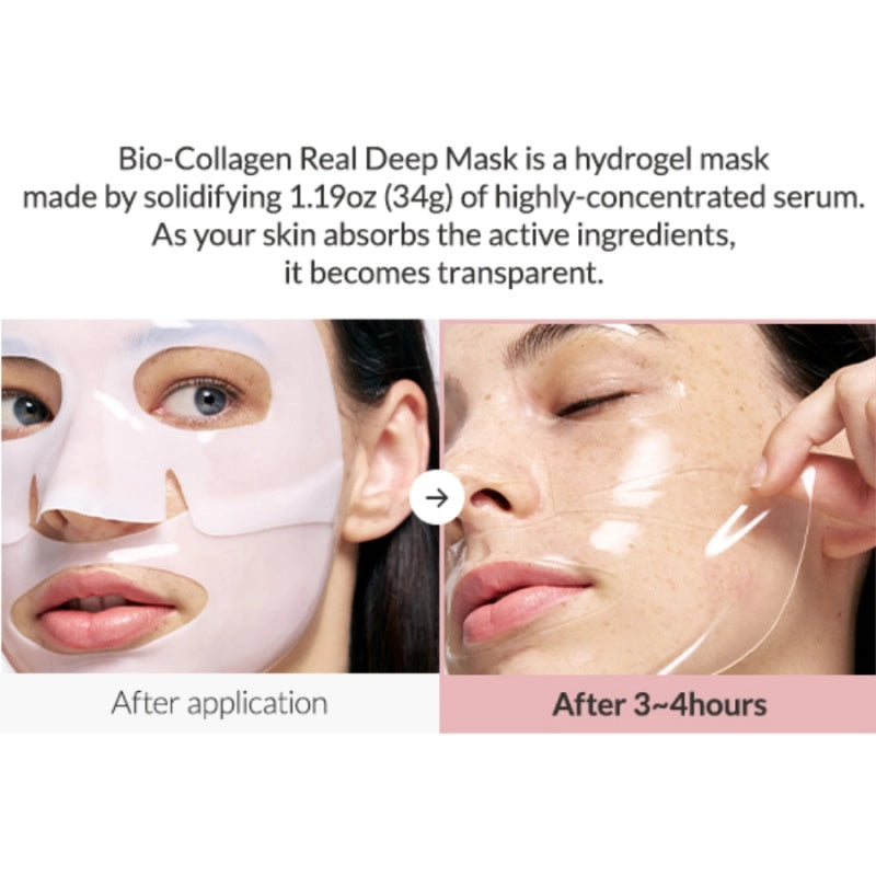 Biodance – Bio Collagen Real Deep Mask (4 Sheets) Mascarilla Facial Intensiva Reafirmante & Hidratante