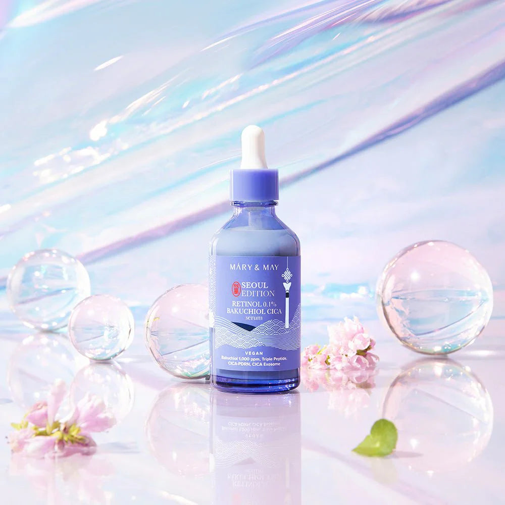 Mary & May – Retinol 0.1% Bakuchiol Cica Serum (Seoul Edition)