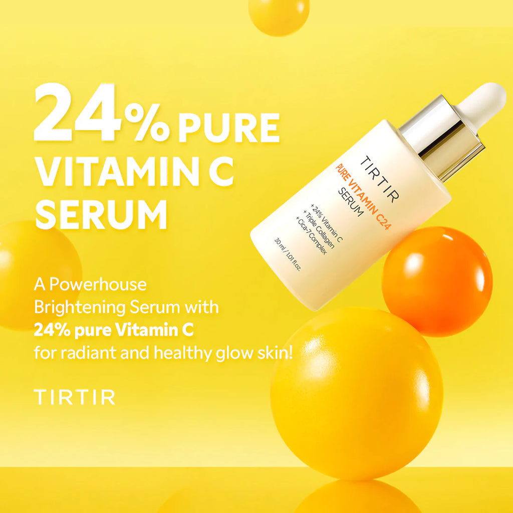 TIRTIR – Pure Vitamin C24 Serum | Suero Iluminador y Antimanchas con Vitamina C Pura