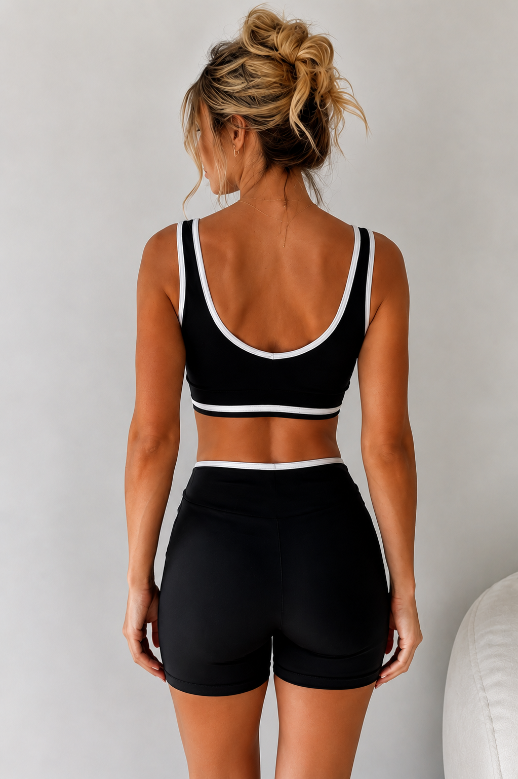 Conjunto Deportivo para Mujer Top y Short Ciclista | Fitness, Yoga y Entrenamiento