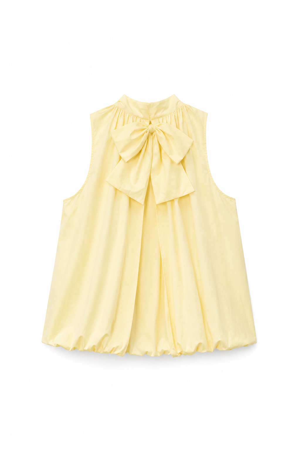 Blusa Amarilla para Mujer con Espalda Abierta y Lazo | Elegante, Ligera y Sofisticada