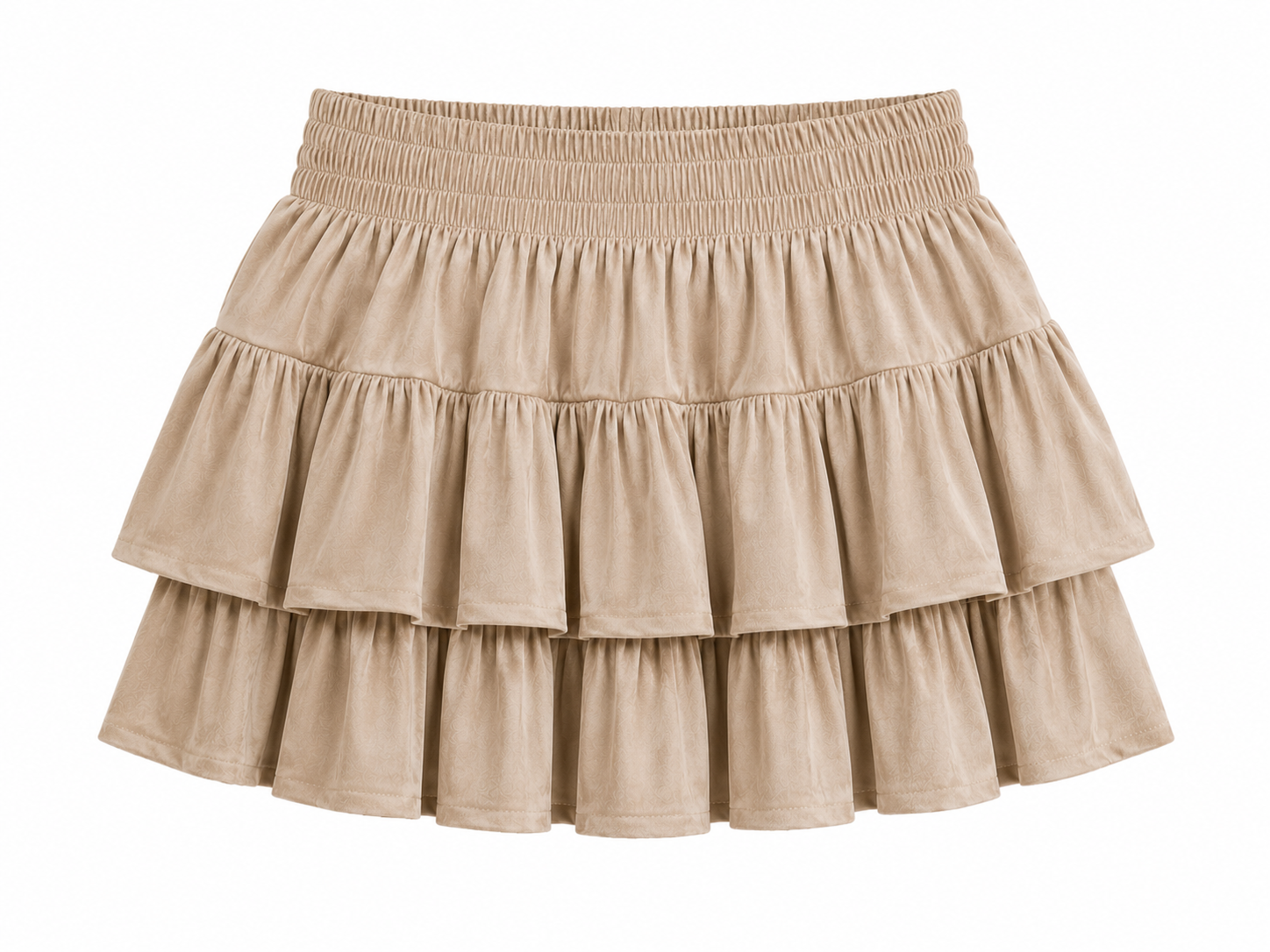 Falda Mini con Volantes para Mujer | Estilo Boho Chic, Cintura Elástica y Diseño Romántico