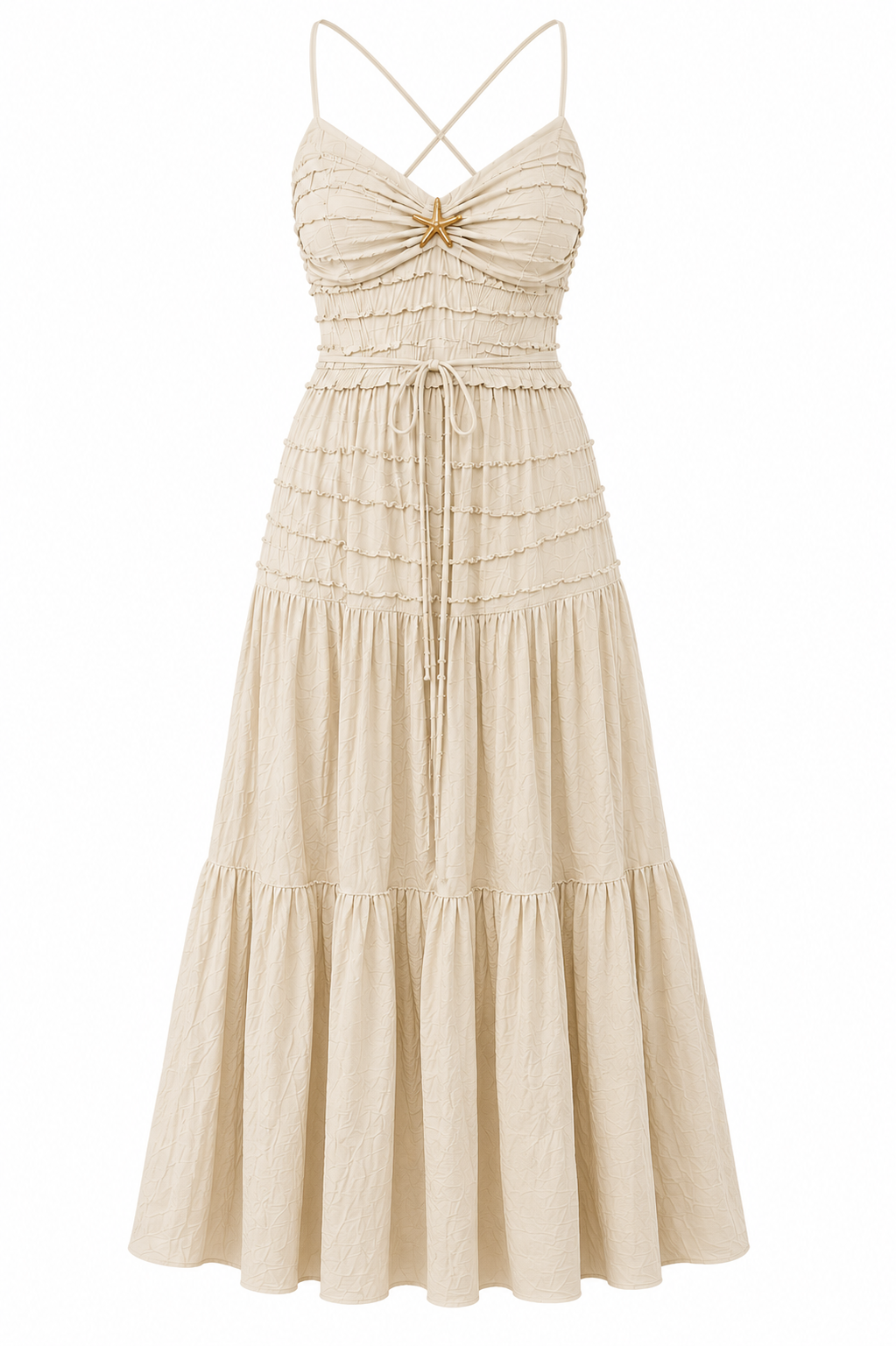 Conjunto de Verano para Mujer Top de Tirantes y Falda Larga Fluida | Estilo Mediterráneo Elegante