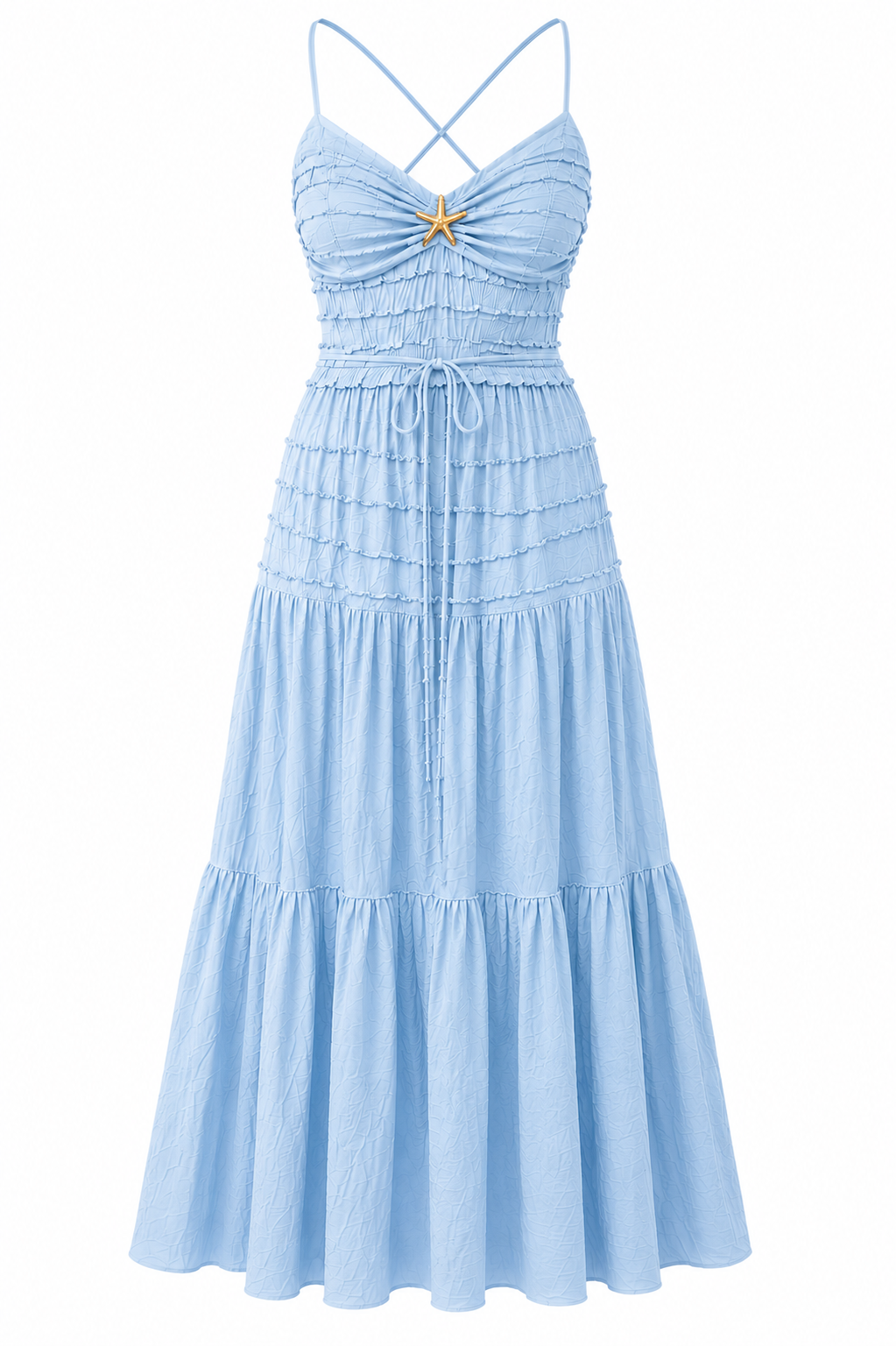 Conjunto de Verano para Mujer Top de Tirantes y Falda Larga Fluida | Estilo Mediterráneo Elegante