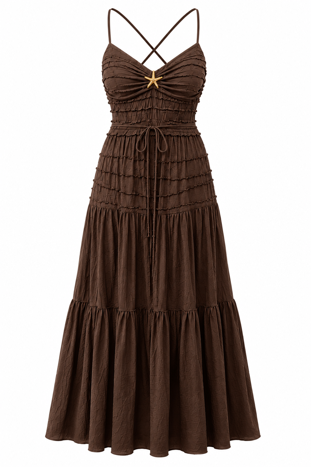 Conjunto de Verano para Mujer Top de Tirantes y Falda Larga Fluida | Estilo Mediterráneo Elegante