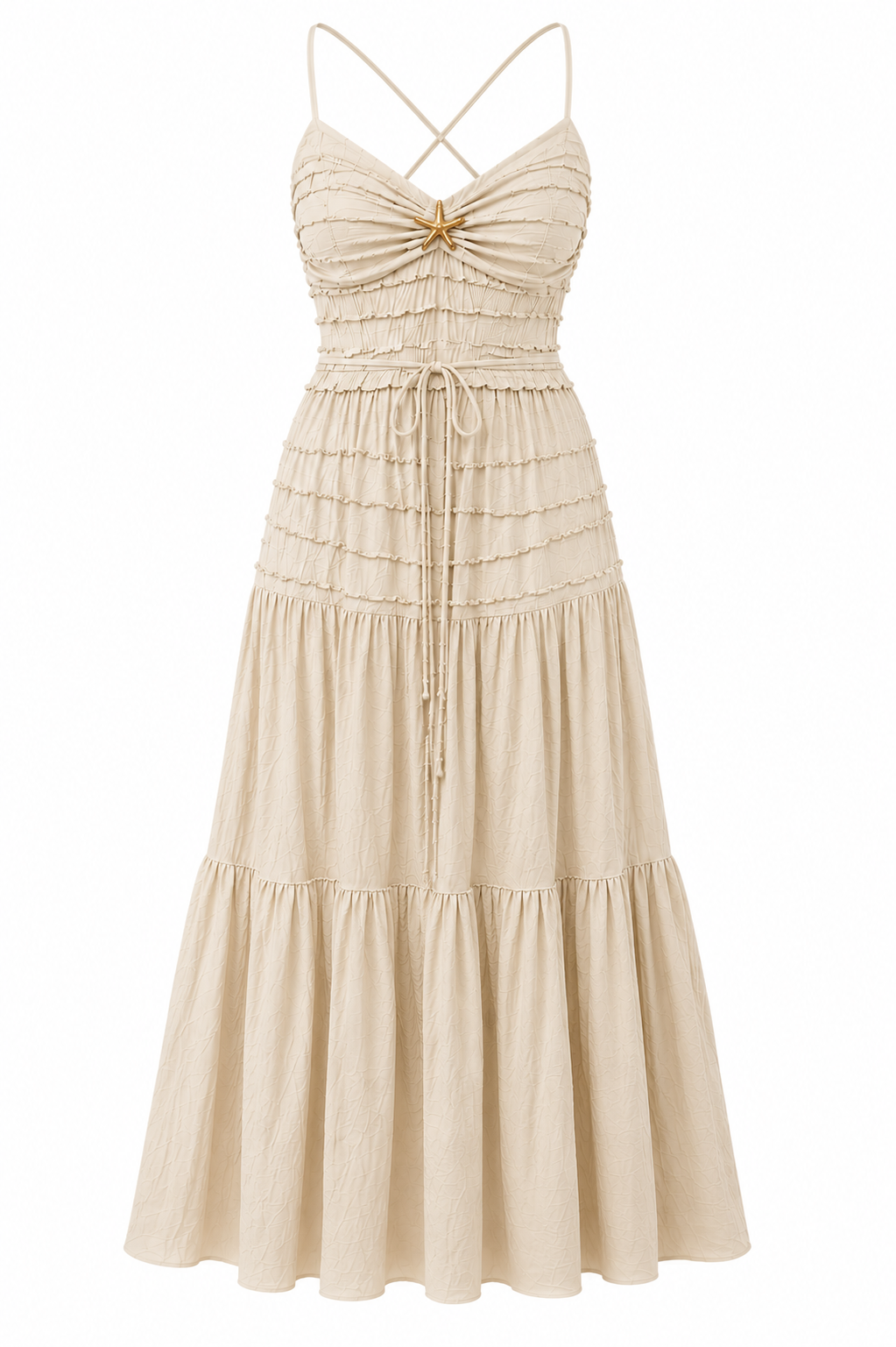 Conjunto de Verano para Mujer Top de Tirantes y Falda Larga Fluida | Estilo Mediterráneo Elegante