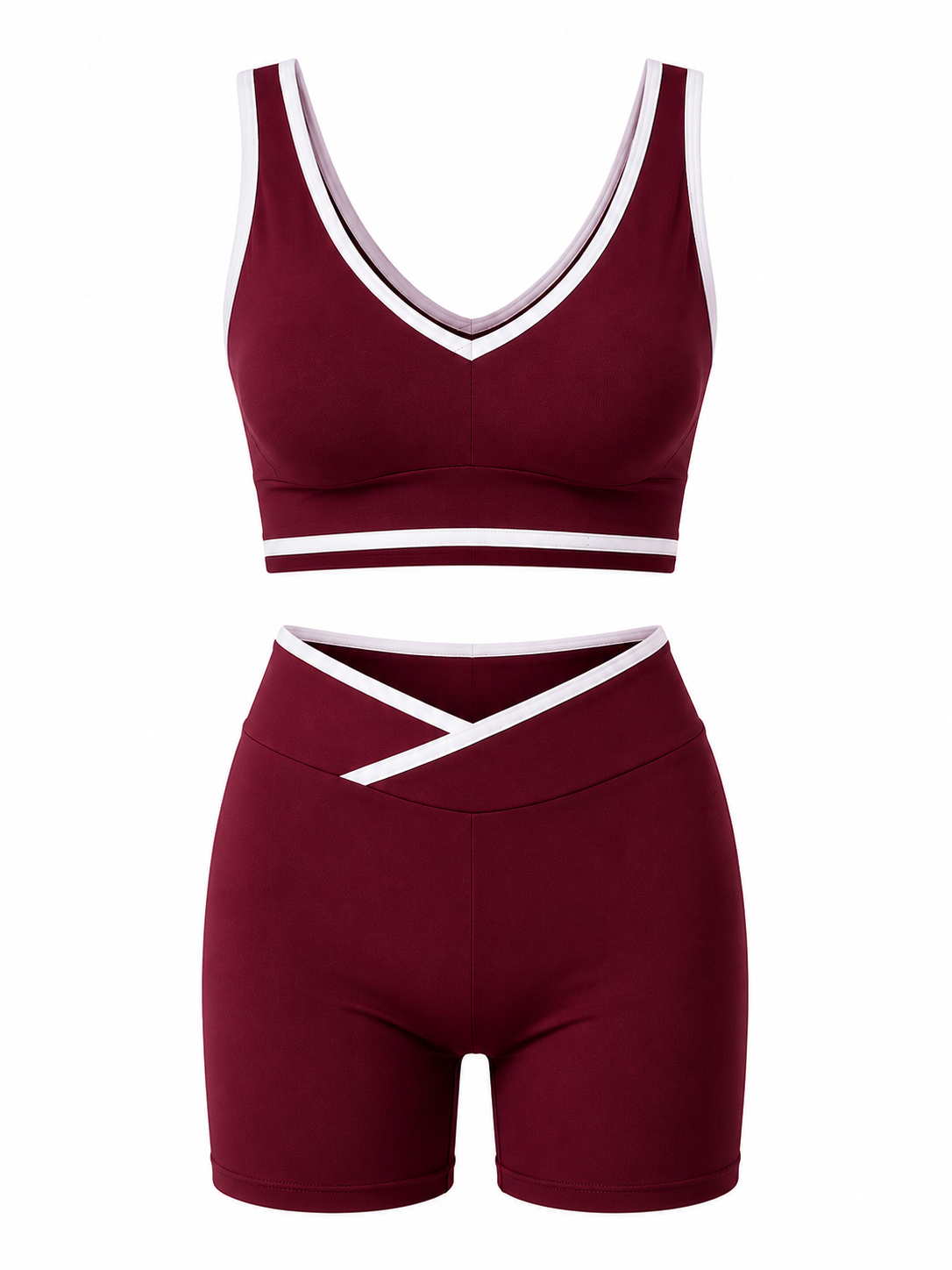 Conjunto Deportivo para Mujer Top y Short Ciclista | Fitness, Yoga y Entrenamiento