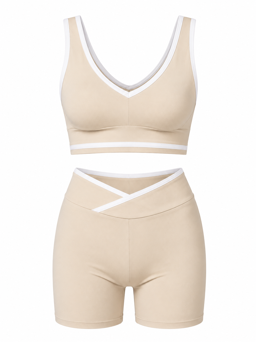 Conjunto Deportivo para Mujer Top y Short Ciclista | Fitness, Yoga y Entrenamiento