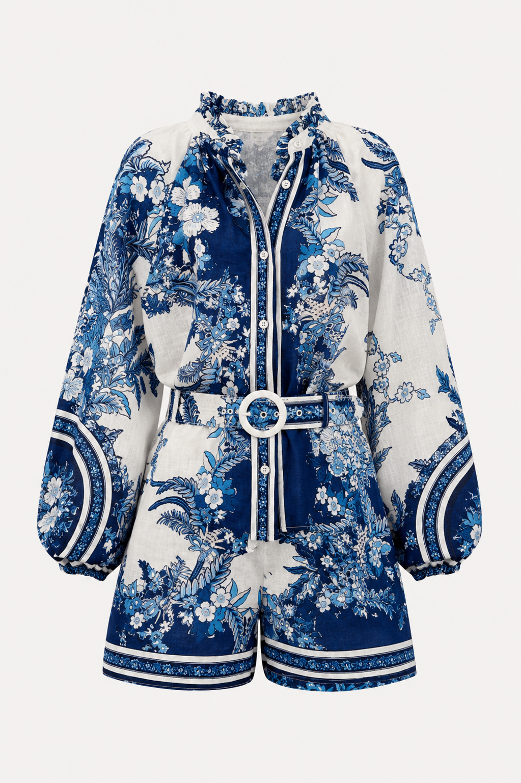 Conjunto de Mujer con Cinturón de Algodón | Elegante, Cómodo y Fresco para Primavera Verano
