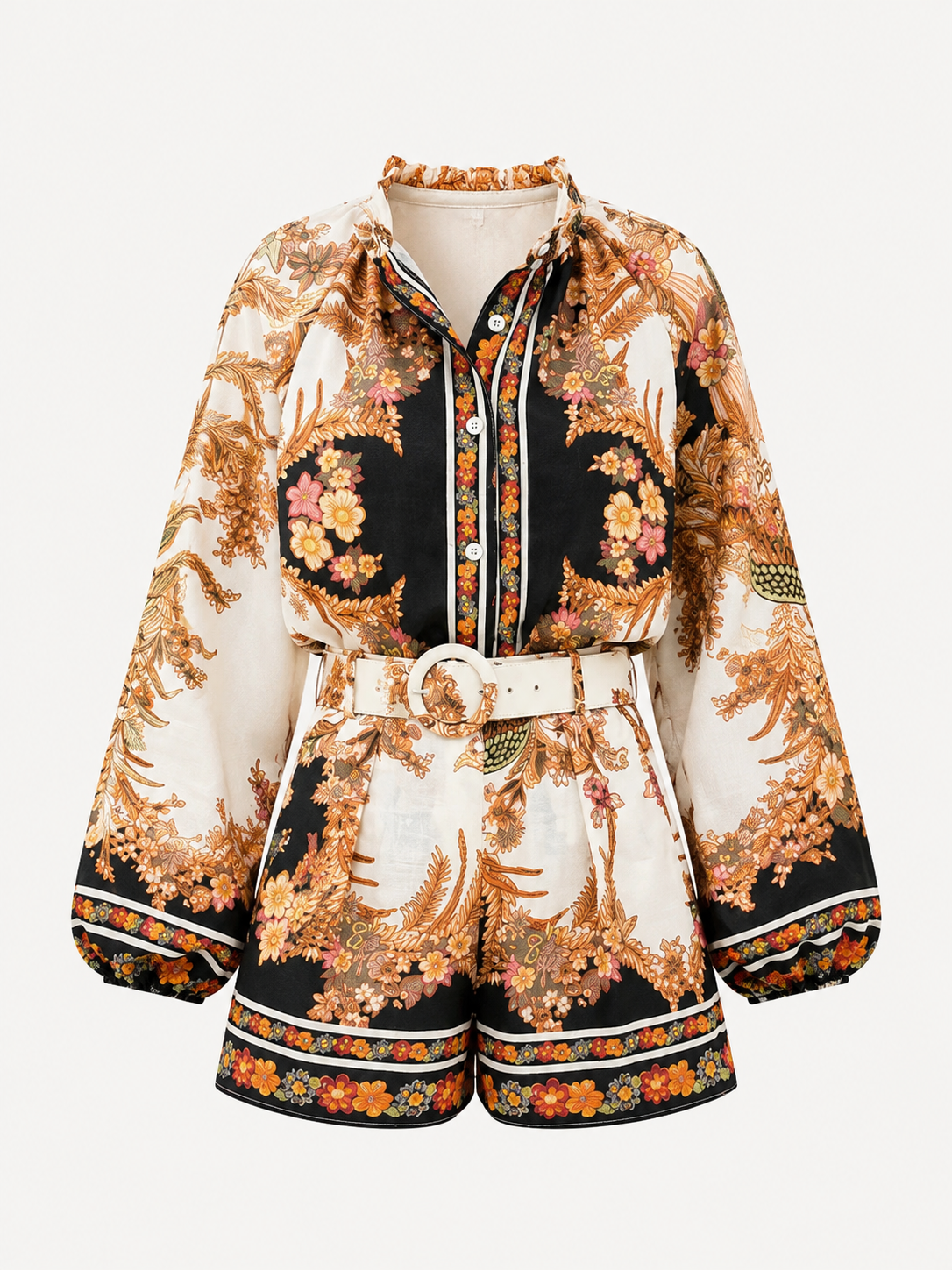 Conjunto de Mujer con Cinturón de Algodón | Elegante, Cómodo y Fresco para Primavera Verano