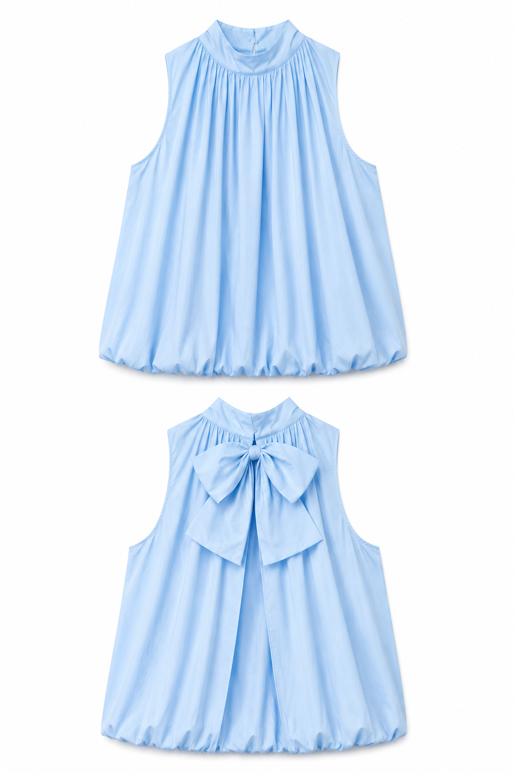 Blusa Amarilla para Mujer con Espalda Abierta y Lazo | Elegante, Ligera y Sofisticada