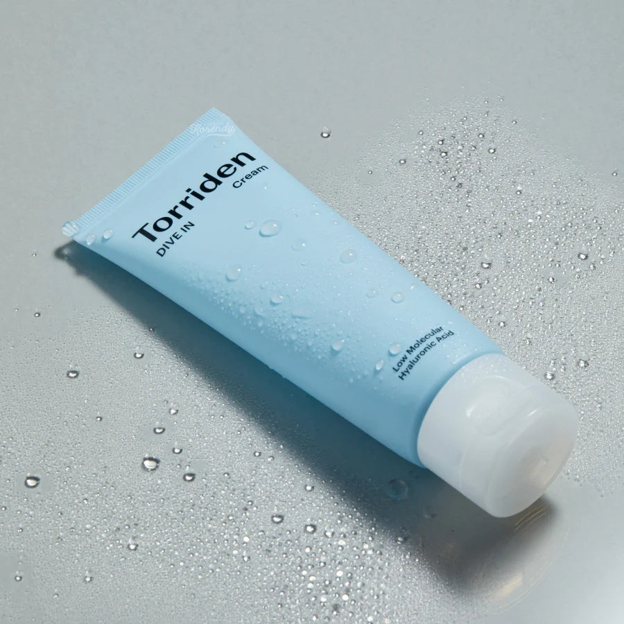Torriden DIVE-IN Crema Molecular con Ácido Hialurónico de Bajo Peso – Hidratación Profunda para Piel Sensible 100ml