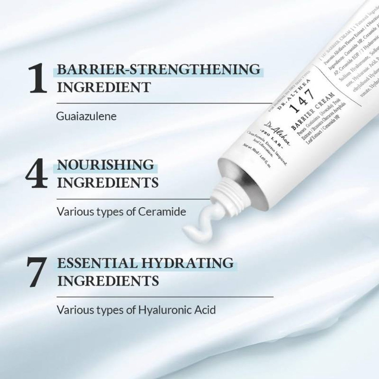 Dr. Althea 147 Cream Barrier – Crema Reparadora e Hidratante 50 ml | Refuerza la Barrera Cutánea y Calma la Piel Sensible