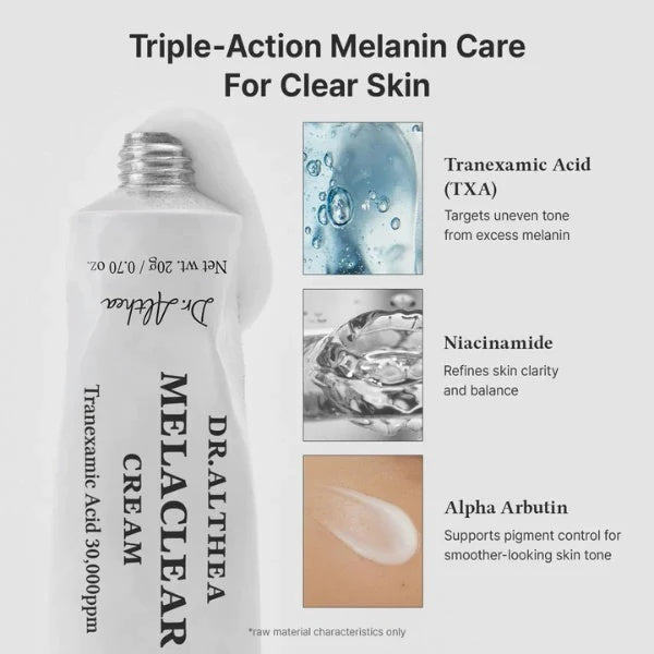 Dr. Althea Melaclear Cream 20g – Crema Antimanchas con Ácido Tranexámico