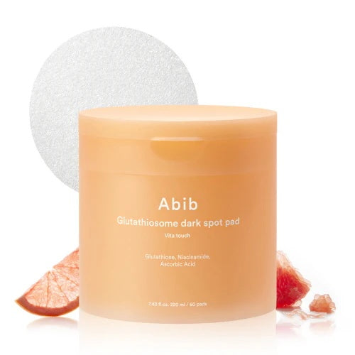 Abib – Glutathiosome Dark Spot Pad Vita Touch 60 uds – Discos Faciales Iluminadores y Antimanchas