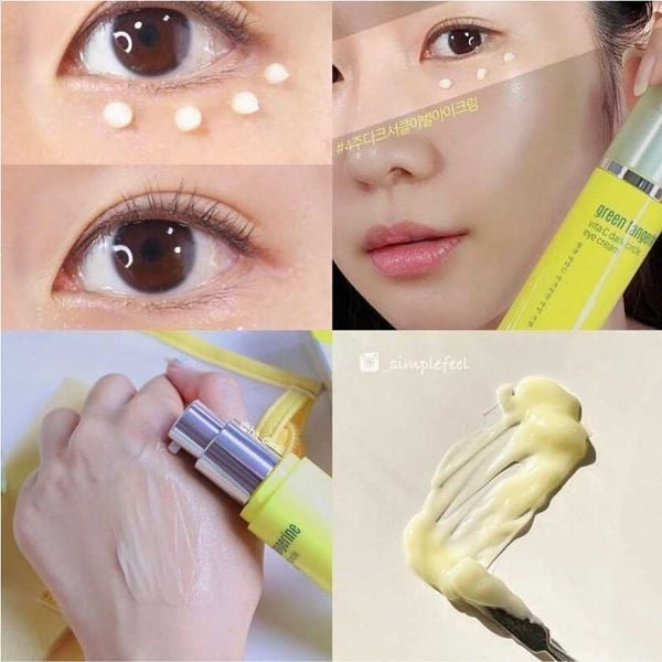 Goodal – Green Tangerine Vita-C Dark Spot Care Eye Cream (30 ml) Contorno de Ojos Iluminador con Vitamina C