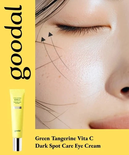 Goodal – Green Tangerine Vita-C Dark Spot Care Eye Cream (30 ml) Contorno de Ojos Iluminador con Vitamina C