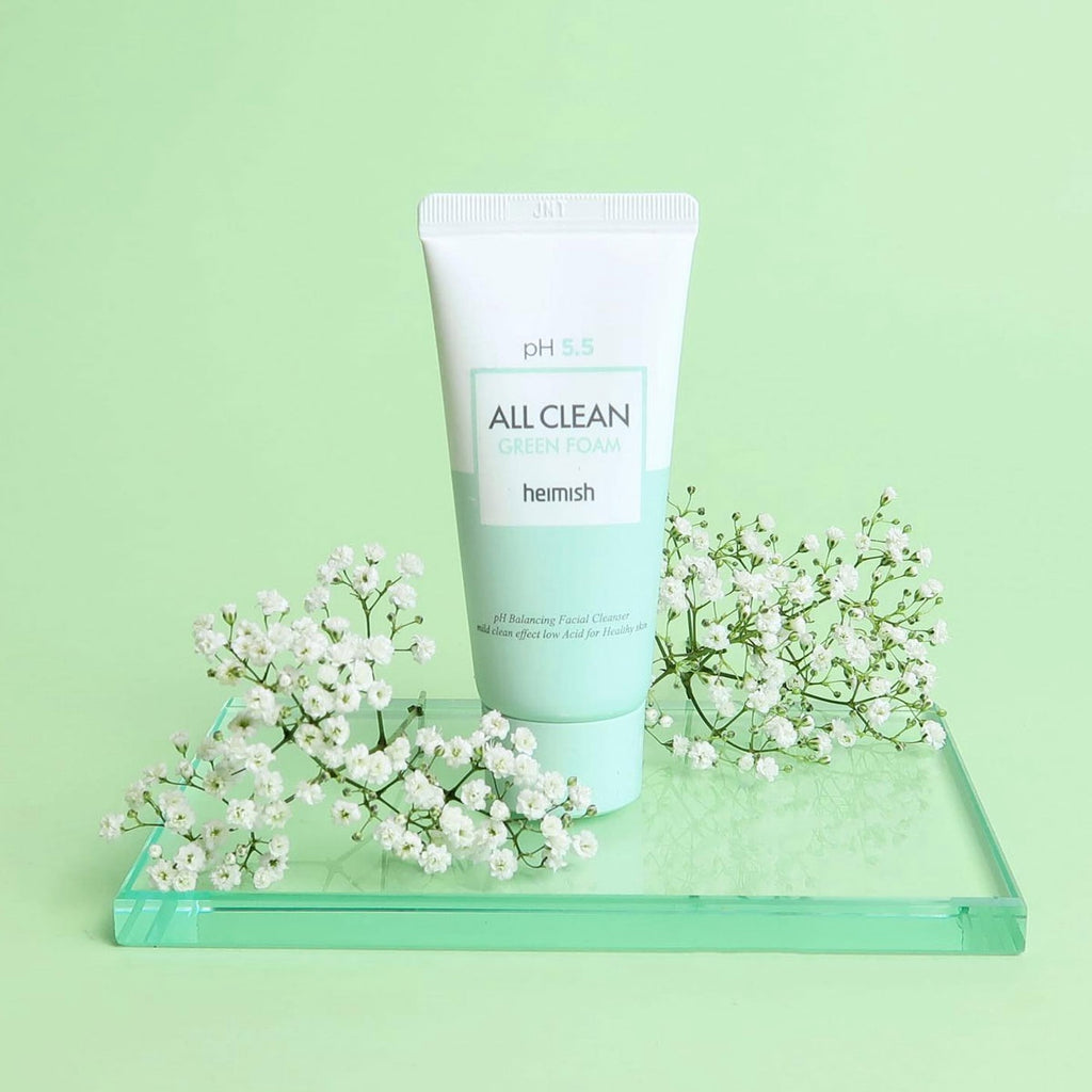 Heimish All Clean Green Foam – Limpiador facial en gel hidratante y suave