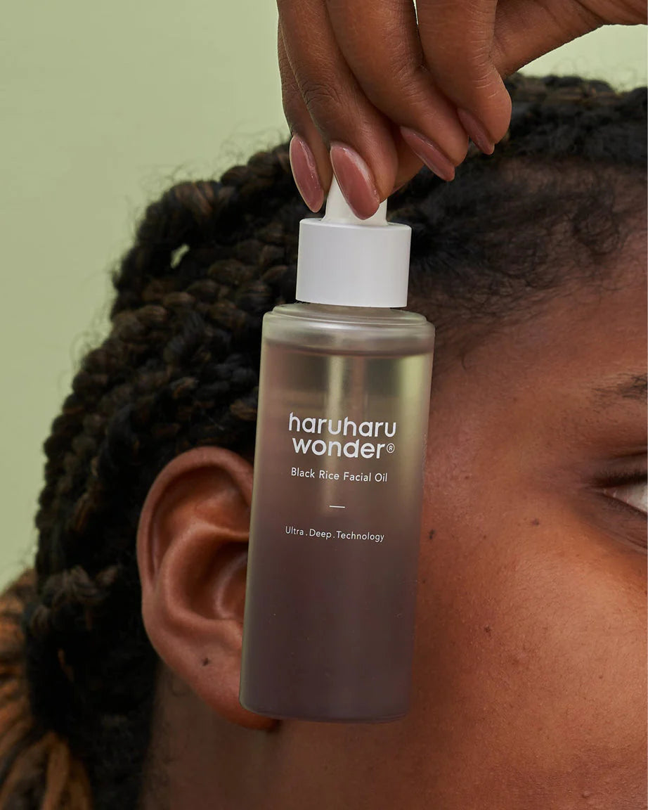 🖤 Haruharu Wonder – Black Rice Facial Oil (30 ml) Aceite Facial Antioxidante & Nutritivo
