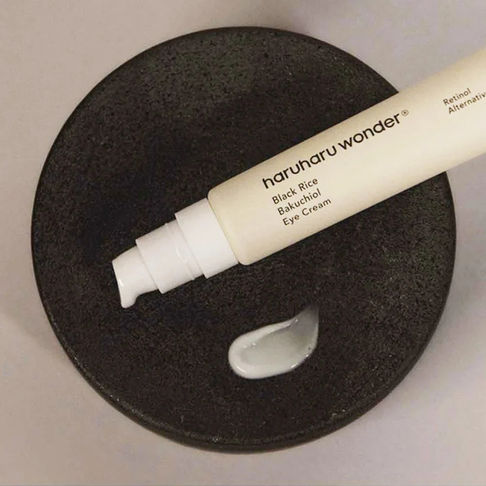 Haruharu Wonder – Crema para Contorno de Ojos con Arroz Negro y Bakuchiol | Antiedad e Iluminadora (20 ml)