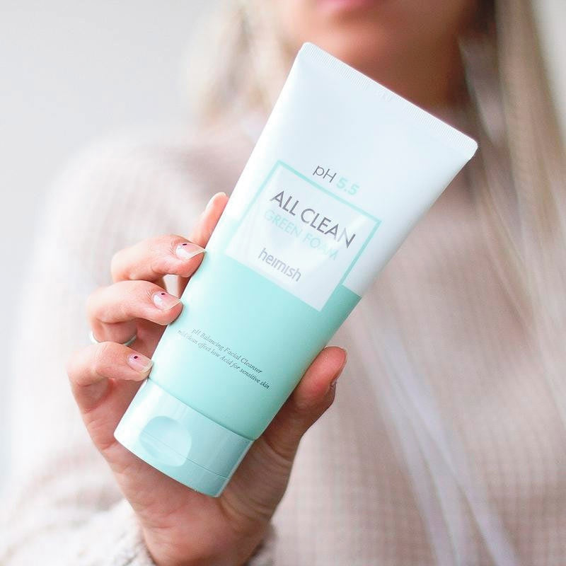 Heimish All Clean Green Foam – Limpiador facial en gel hidratante y suave