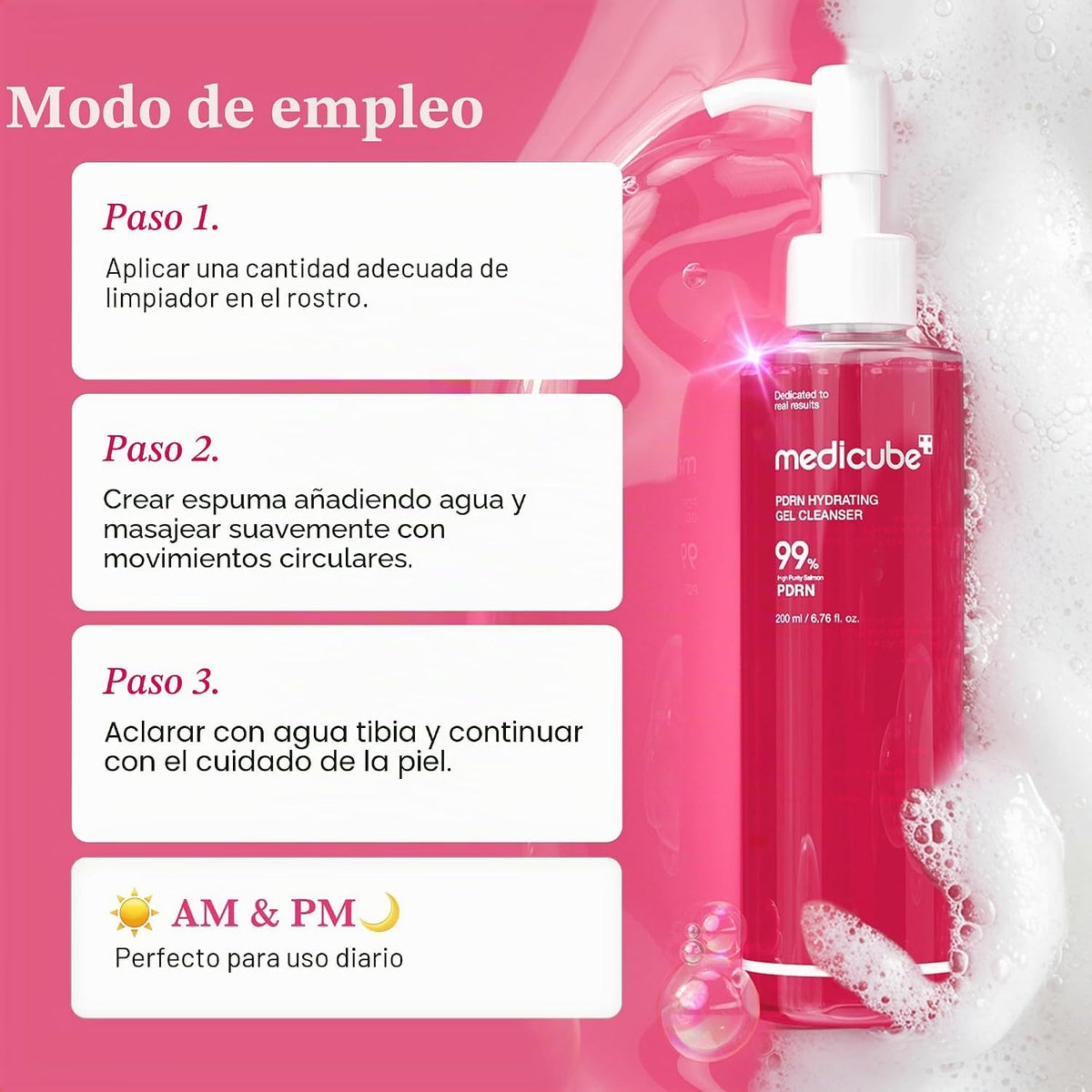Medicube PDRN Hydrating Gel Cleanser 200ml
