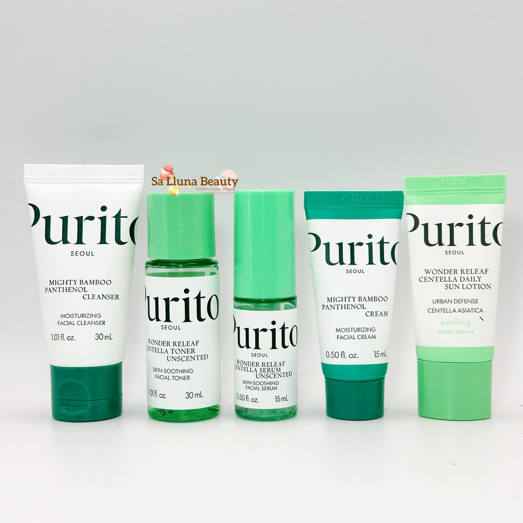 Purito Seoul Best Kit | Set Rutina Coreana Hidratante y Calmante (5 productos)