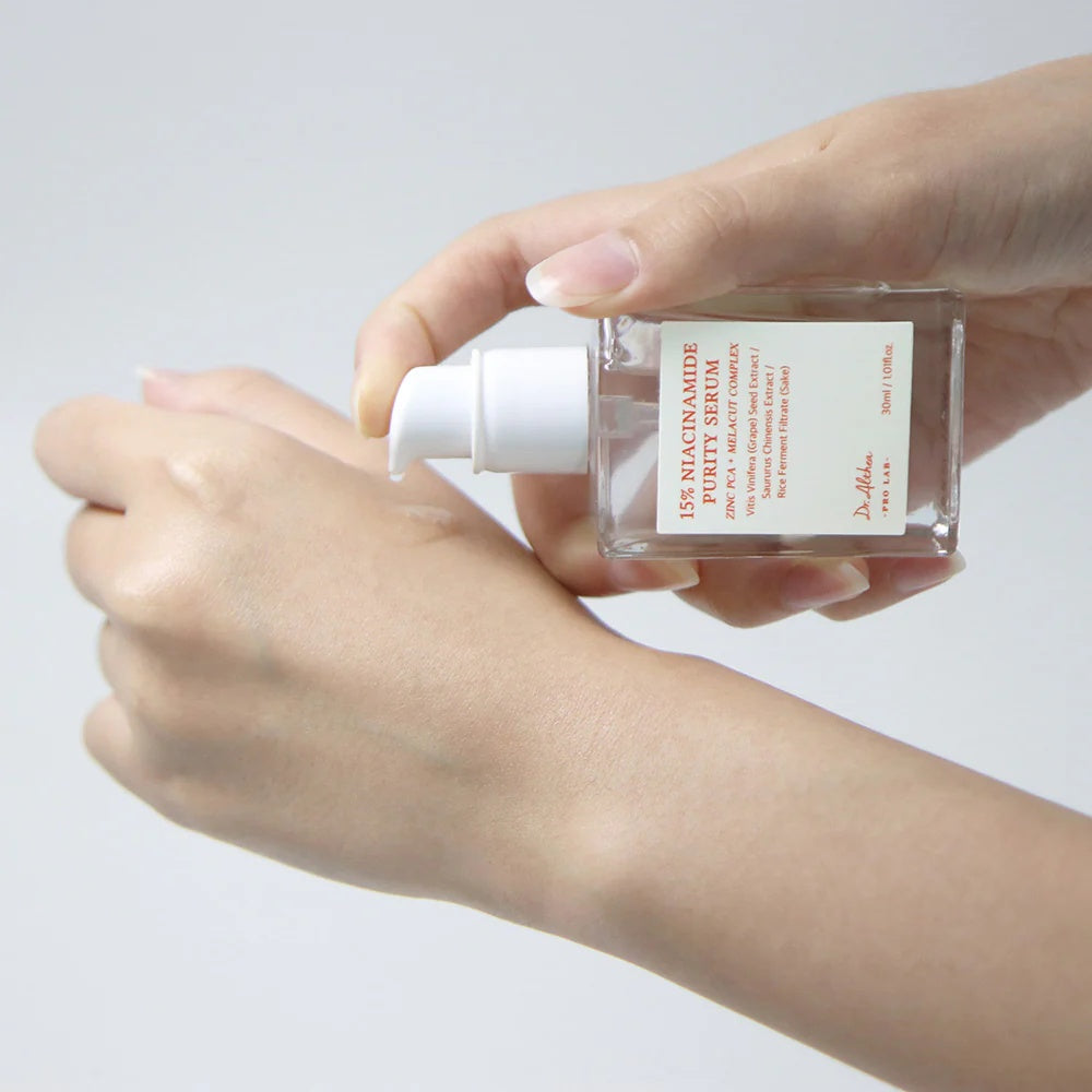 Sérum Purificante con 15% de Niacinamida – Iluminador y Regulador de Sebo (30 ml)