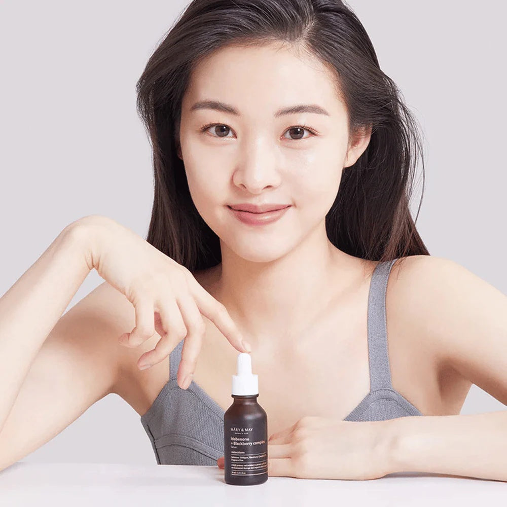 Mary&May Idebenone + Blackberry Complex Serum - Potent Anti-Aging Serum