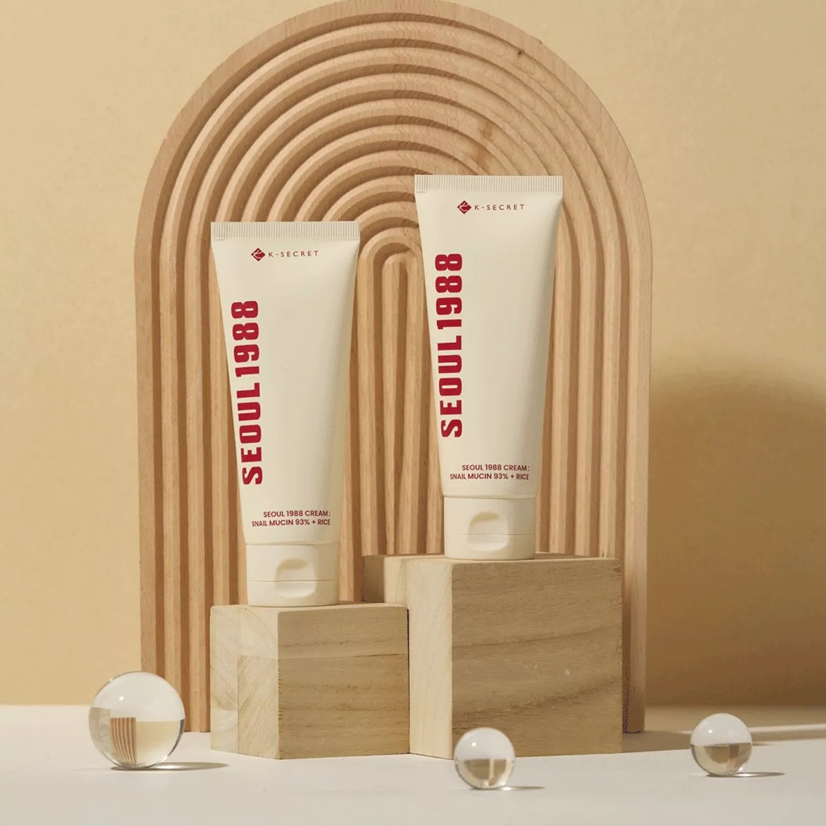 K-SECRET – SEOUL 1988 Crema Facial con 93% Mucina de Caracol + Arroz Fermentado 100ml – Hidratación y Reparación Intensiva