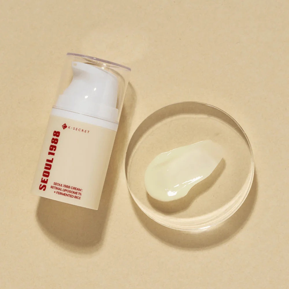 K-SECRET – SEOUL 1988 Crema Facial Antiedad con Retinal Liposome 1% + Arroz Fermentado 50ml
