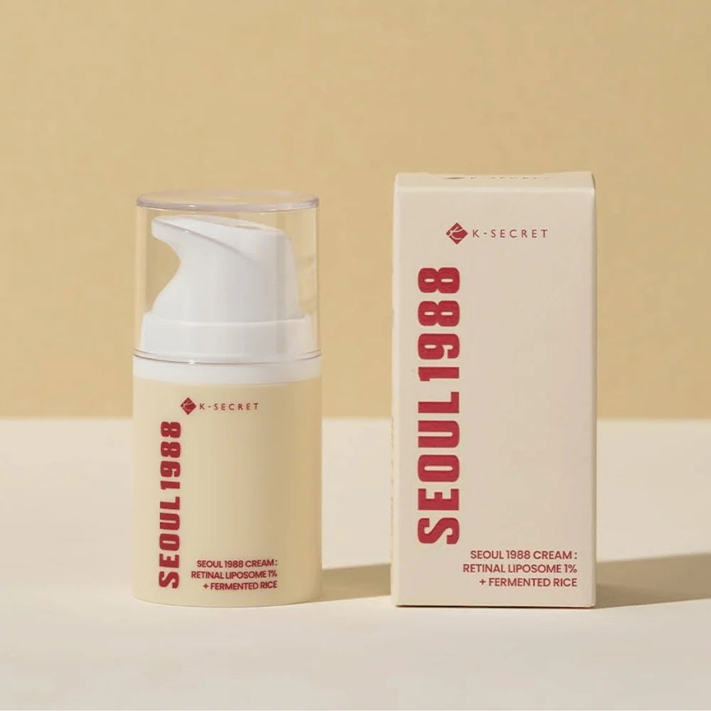 K-SECRET – SEOUL 1988 Crema Facial Antiedad con Retinal Liposome 1% + Arroz Fermentado 50ml