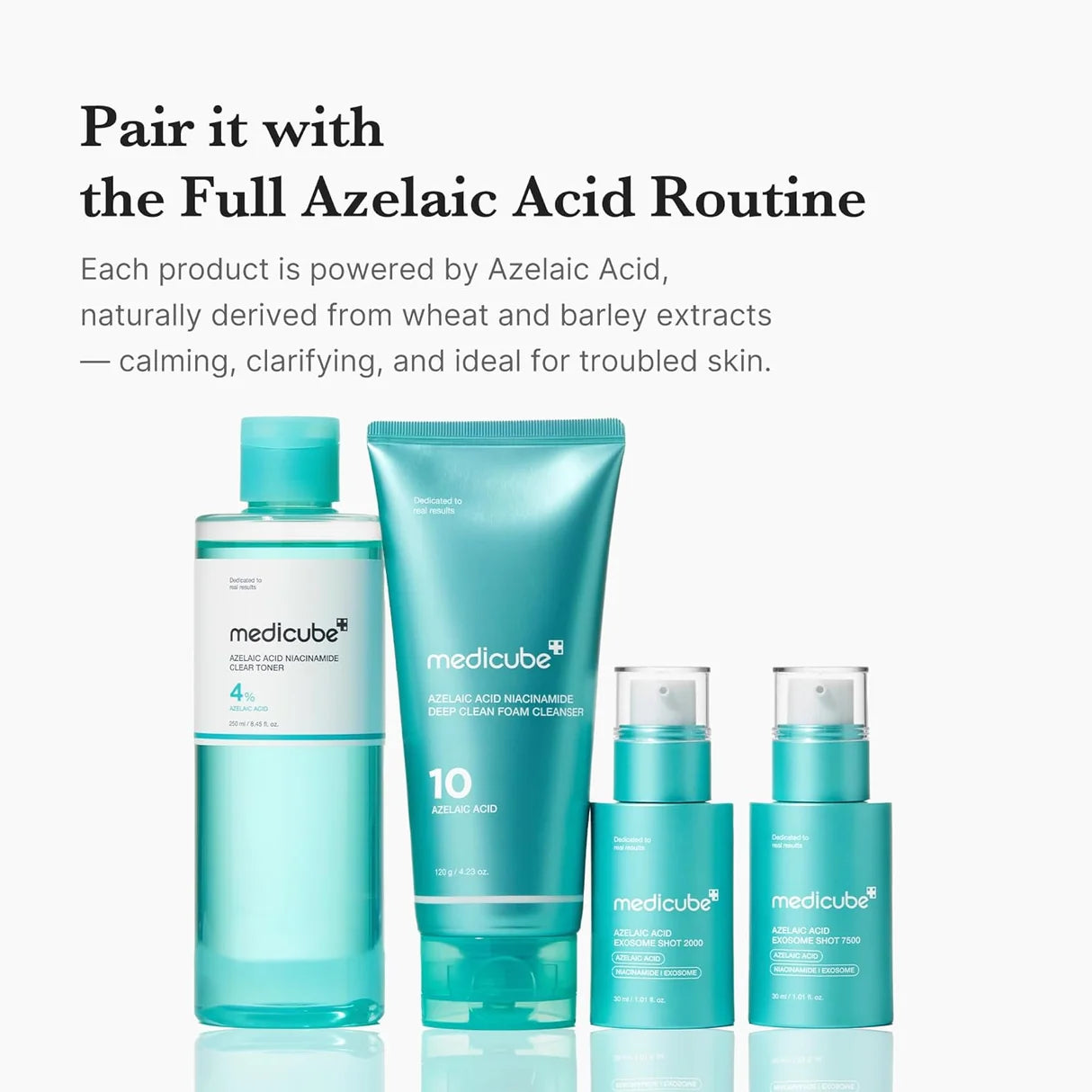 Medicube Azelaic Acid Niacinamide Clear Toner 4% 250ml – Tónico con Ácido Azelaico y Niacinamida para Imperfecciones y Poros