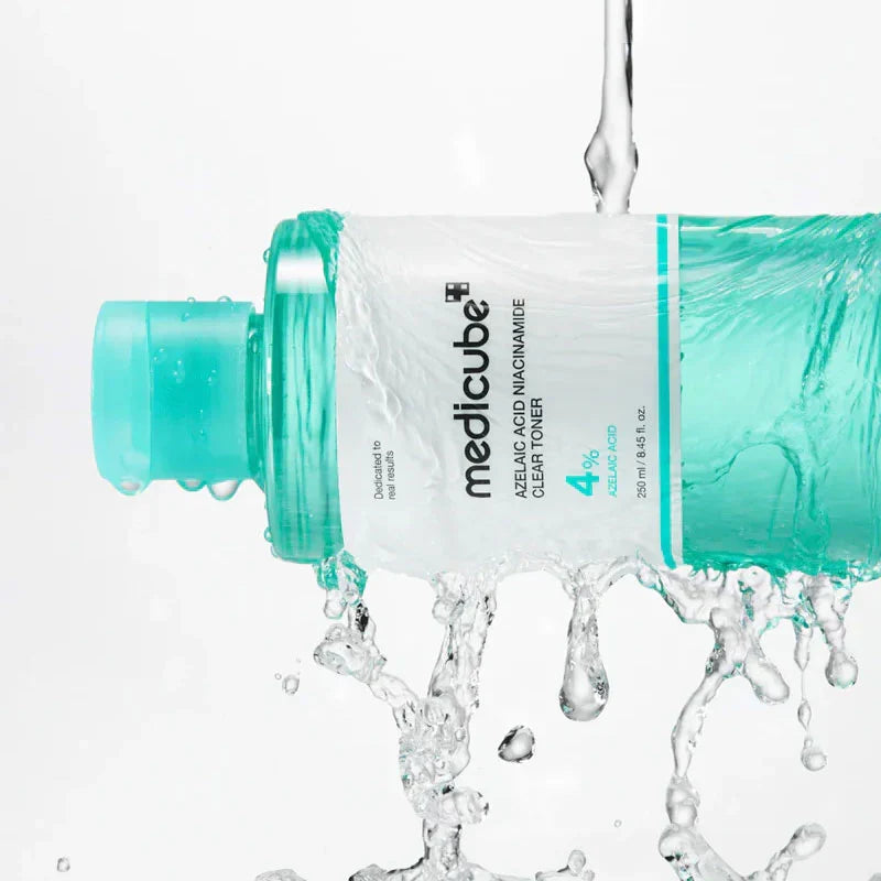 Medicube Azelaic Acid Niacinamide Clear Toner 4% 250ml – Tónico con Ácido Azelaico y Niacinamida para Imperfecciones y Poros