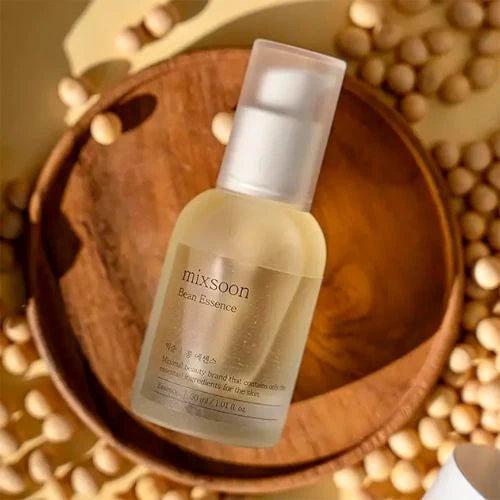 Mixsoon Bean Essence –30ml / 50ml / 100ml  Esencia Fermentada de Soja para Hidratación Profunda y Renovación Celular