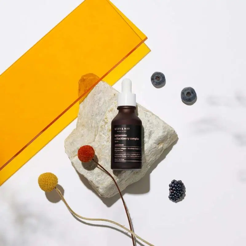 Mary&May Idebenone + Blackberry Complex Serum - Potent Anti-Aging Serum