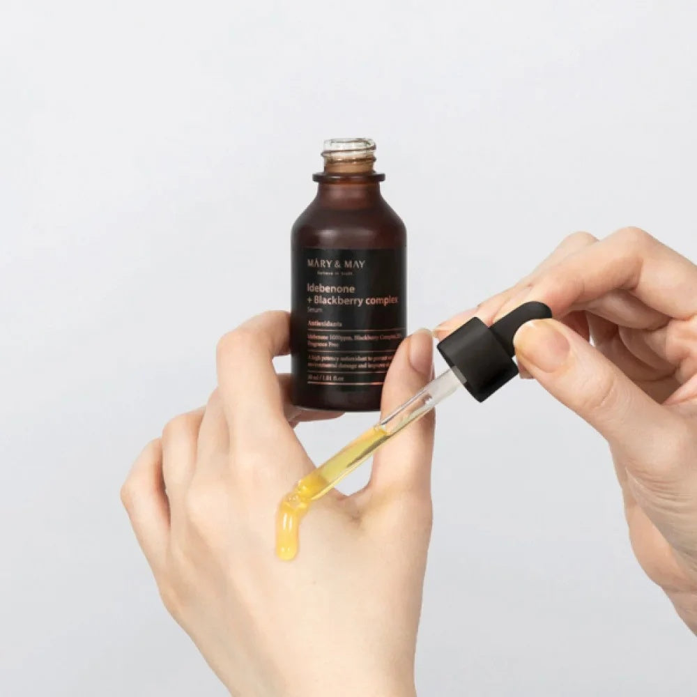 Mary&May Idebenone + Blackberry Complex Serum - Potent Anti-Aging Serum