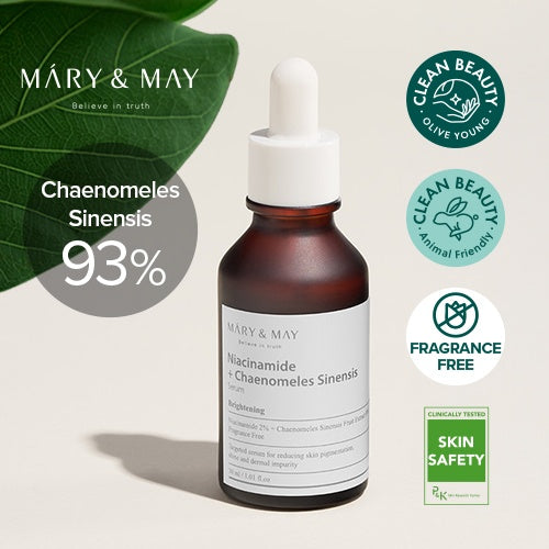 Mary & May – Sérum Iluminador con Niacinamida + Chaenomeles Sinensis 30ml