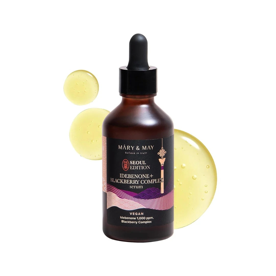 Mary&May Idebenone + Blackberry Complex Serum - Potent Anti-Aging Serum