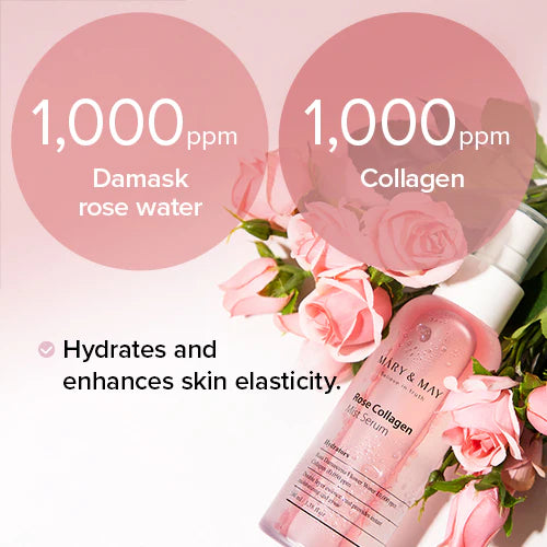 🌹 Mary & May – Rose Collagen Mist Serum