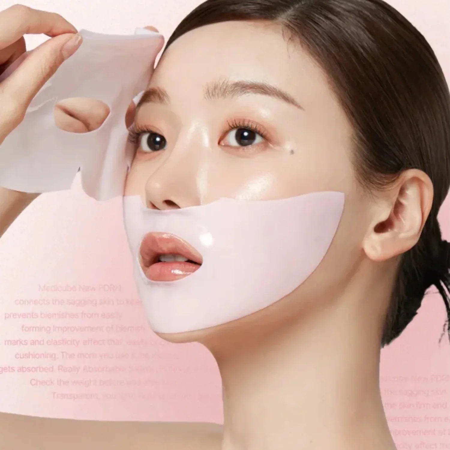 Mascarilla en Gel de Colágeno Rosa con PDRN – Hidratación, Regeneración y Luminosidad