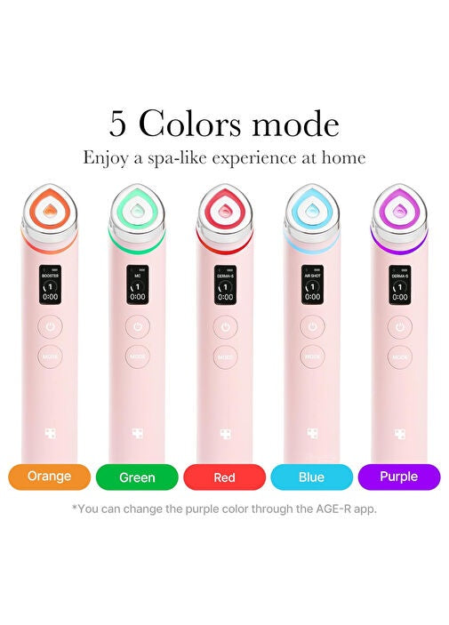 MEDICUBE – Age-R Booster Pro Rosa | Dispositivo Facial Avanzado para Reafirmar, Iluminar y Mejorar la Absorción