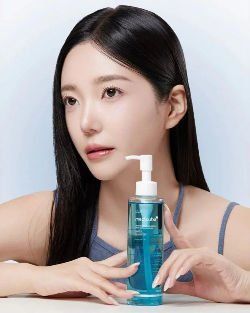 Medicube Pore Blackhead Deep Cleansing Oil 205ml · Aceite Limpiador Anti-Puntos Negros
