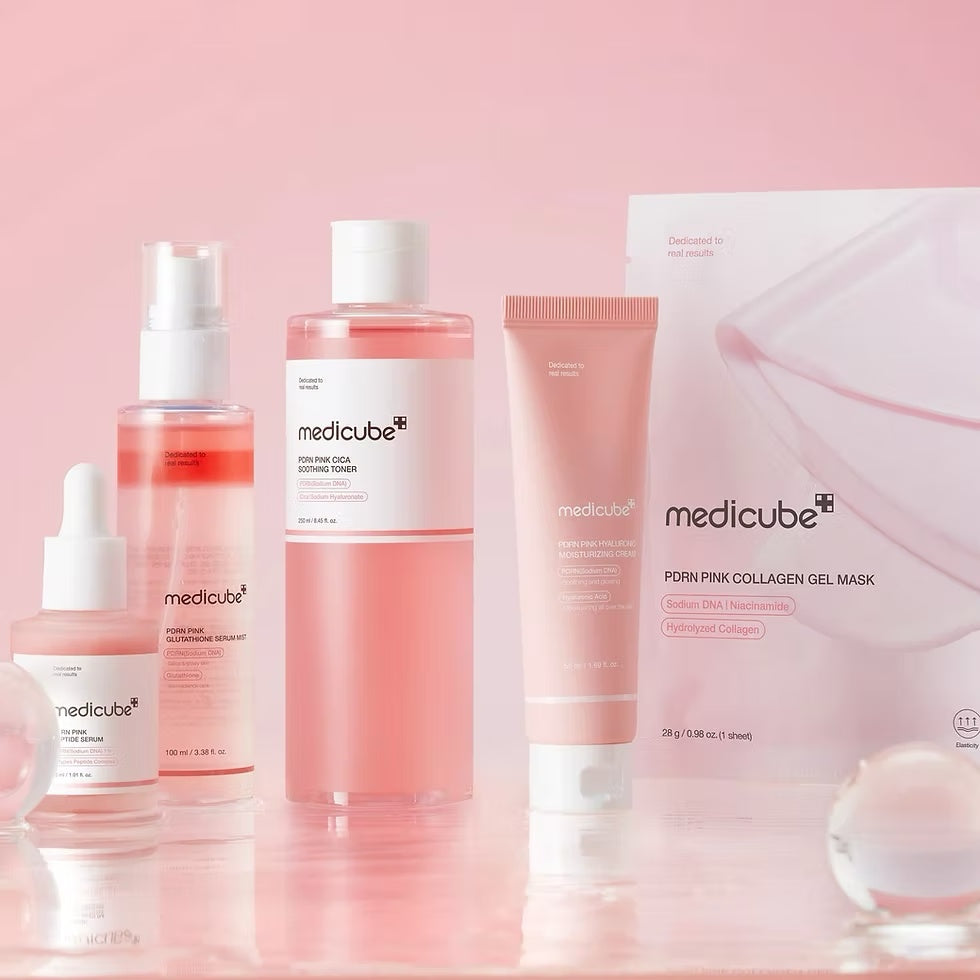 Medicube – Pore Pink Cica Kit | Poros + Calmante + Hidratación